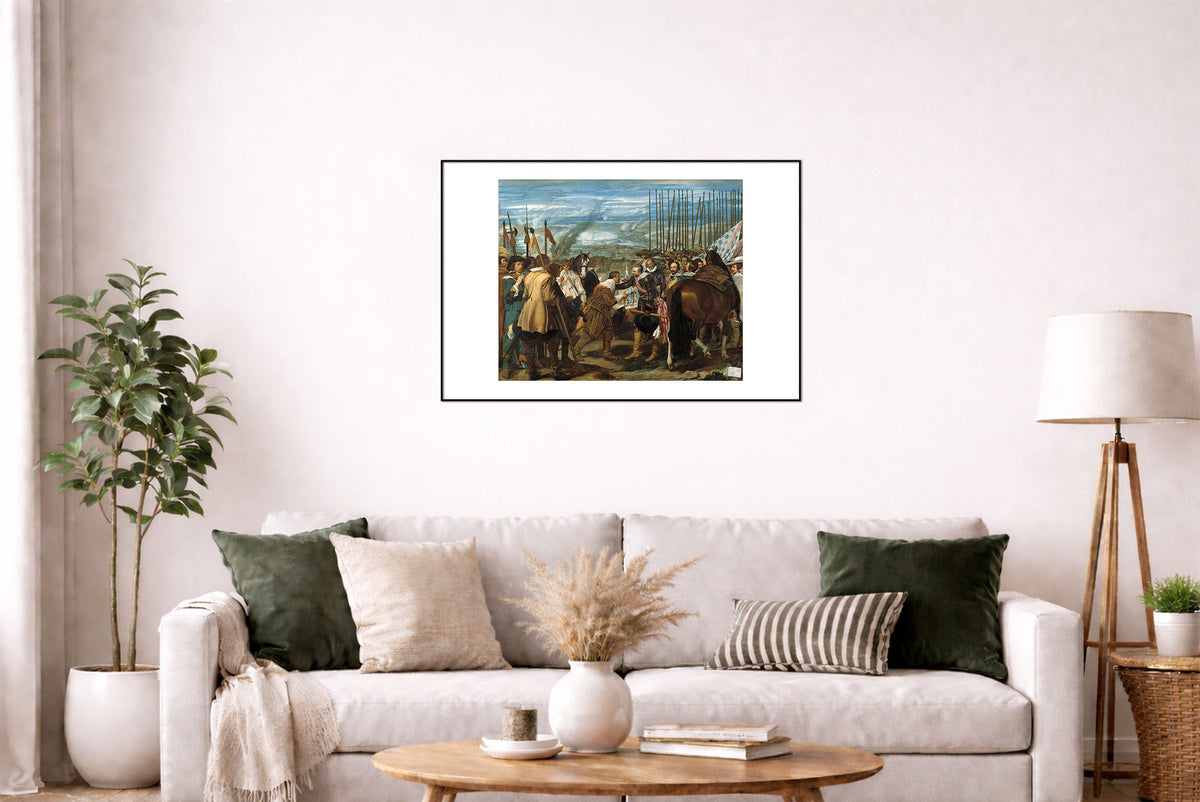 The Surrender of Breda 1635 - Diego Velázquez - Eighty Years' War Historical Painting Poster