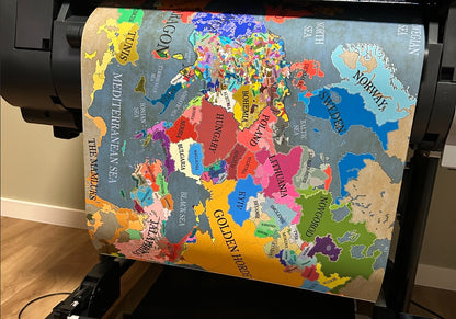 1337 Map of Europe on the Verge of 100-Years War