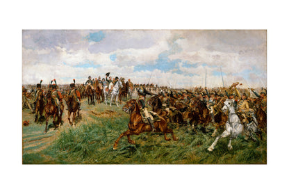 1807, Friedland - Ernest Meissonier - Napoleon Bonaparte and the Napoleonic Wars Historical Painting Poster