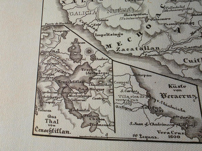Mapa del Imperio colonial español y portugués 1854 - Impresión vintage de atlas histórico