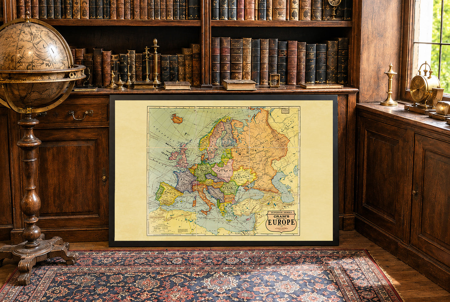 1925 Europa - Historische Wandkarte der Zwischenkriegszeit