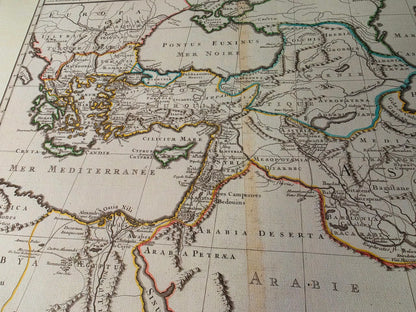Impresión del mapa del Imperio de Alejandro Magno - Ilustración de campañas antiguas y territorios en expansión