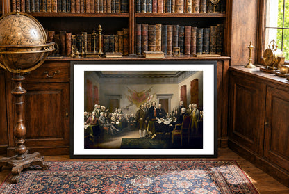 Deklaracja Niepodległości USA 1819 - John Trumbull - Historyczny Plakat z Obrazem