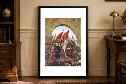 Entry of Mehmed II into Constantinople 1903 - Fausto Zonaro - Ottoman Empire Historical Painting Poster