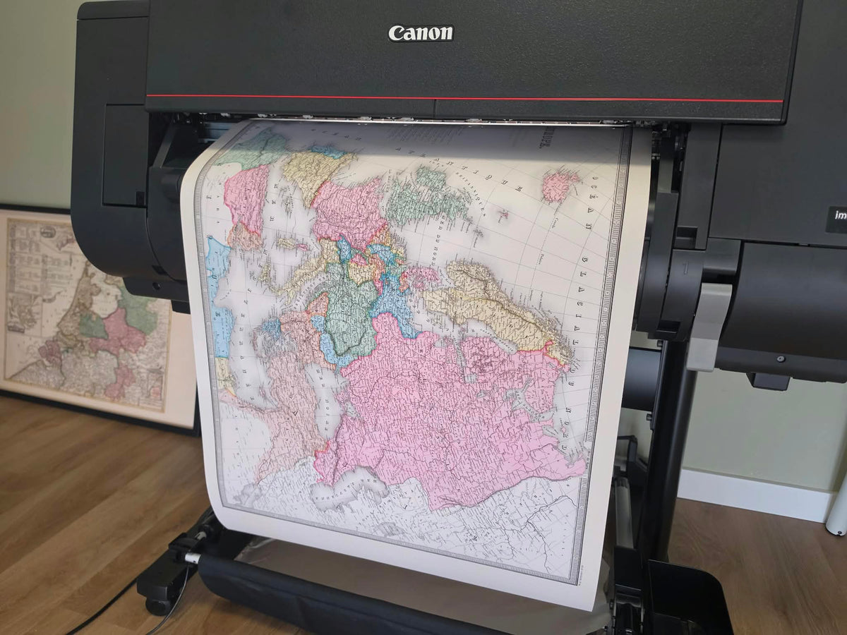 Europe 1862 - Carte Historique à l'Époque du Nationalisme