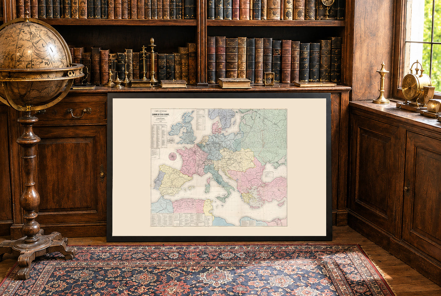 Europa 1863 - Mapa histórico de Europa del siglo XIX
