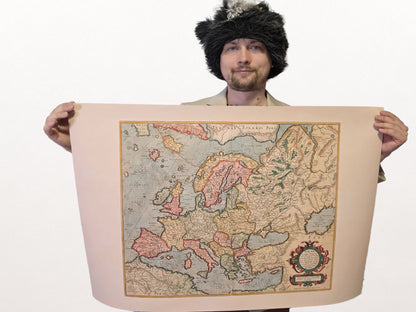 Europa en 1623 - Mapa político al inicio de la Guerra de los Treinta Años