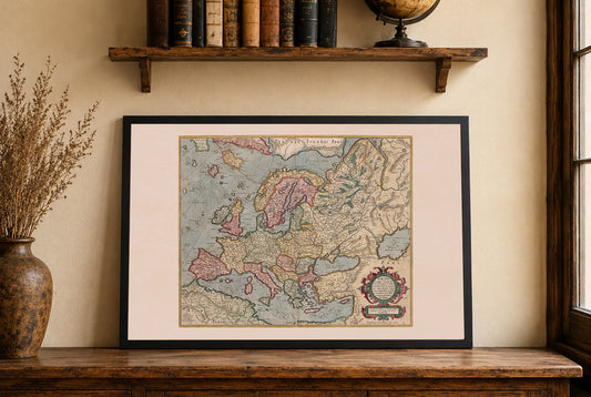 Europa en 1623 - Mapa político al inicio de la Guerra de los Treinta Años