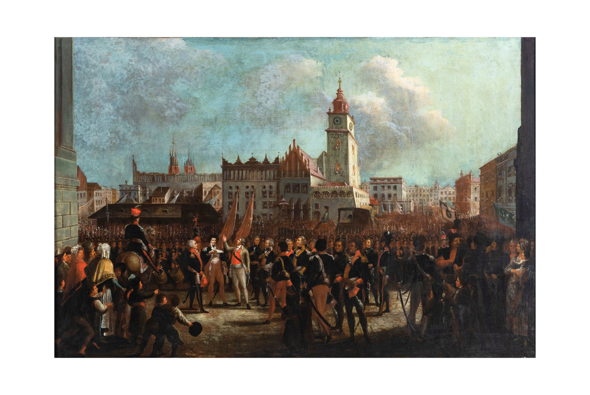 Kościuszko’s Oath in Kraków 1794 - Wojciech Kossak Historical Art Poster