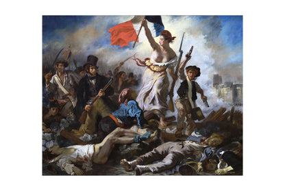 Poster La Liberté guidant le peuple - Eugène Delacroix Décoration Murale Vintage