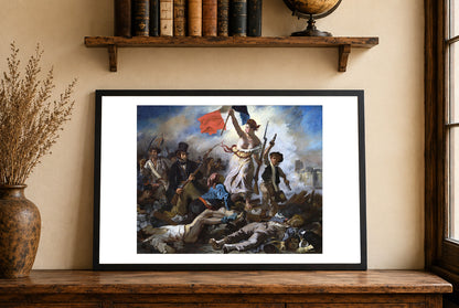 Poster La Liberté guidant le peuple - Eugène Delacroix Décoration Murale Vintage