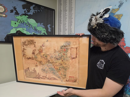 Impresión del Mapa de Polonia 1938 - Mapa Pictórico ‘Poloniae’ por Tadeusz Lipski & Eliasz Kanarek | Arte de Pared Vintage de la Feria Mundial