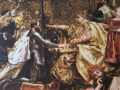 Homenaje prusiano 1882 - Jan Matejko - Póster de pintura de la historia polaco-lituana