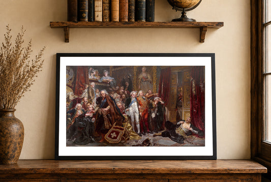 Rejtan Der Fall Polens Poster - Jan Matejko Historische Polnische Wandkunst