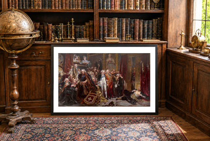 Plakat Rejtan. Upadek Polski – Jan Matejko Historyczna Dekoracja Ścienna Polski