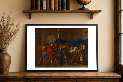 The Death of Germanicus 1627 - Nicolas Poussin - Ancient Roman Empire Historical Poster