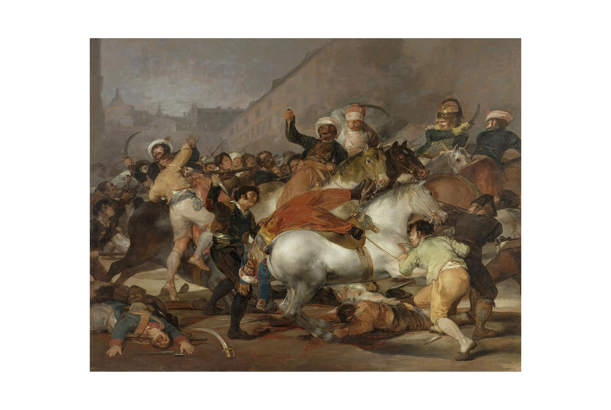 The Second of May 1808 - Francisco Goya - Madrid Uprising & Napoleonic Wars Historical Painting Poster