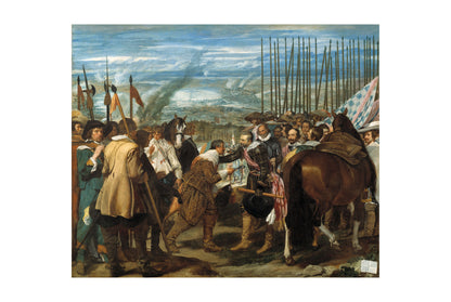 Poddanie Bredy 1635 - Diego Velázquez - Wojna Osiemdziesięcioletnia - Historyczny Plakat z Obrazem