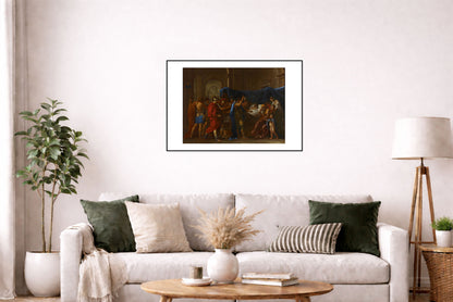 The Death of Germanicus 1627 - Nicolas Poussin - Ancient Roman Empire Historical Poster