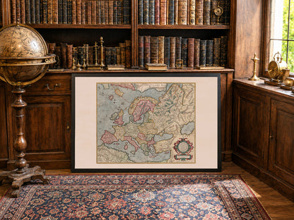 Europa en 1623 - Mapa político al inicio de la Guerra de los Treinta Años