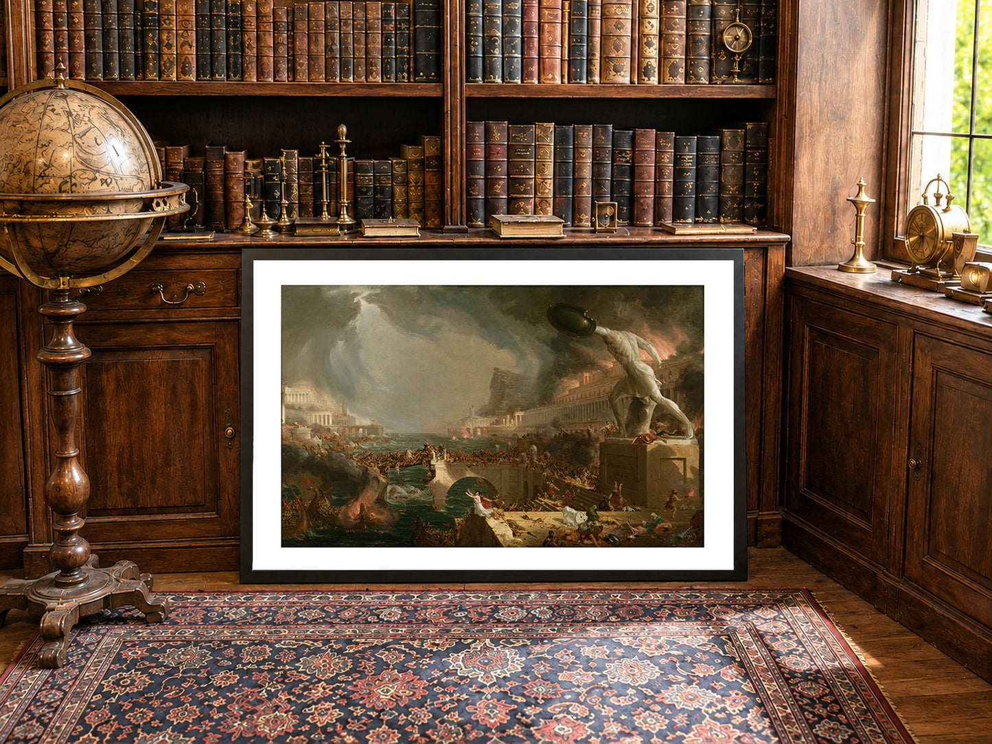 Der Verlauf der Zerstörung des Imperiums Poster - Thomas Cole Romantische Landschaft Wandkunst